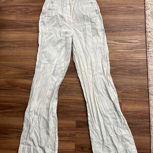 Dynamite Cream Straight Leg Pants